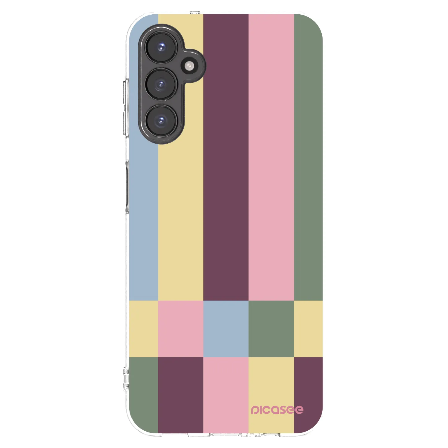 Picasee Samsung Galaxy A14 4G A145R Hülle - Transparentes Silikon - Lobby tiles