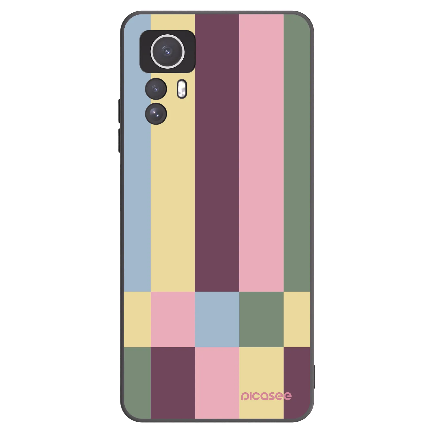 Picasee Xiaomi Redmi Note 12S Hülle - Schwarzes Silikon - Lobby tiles