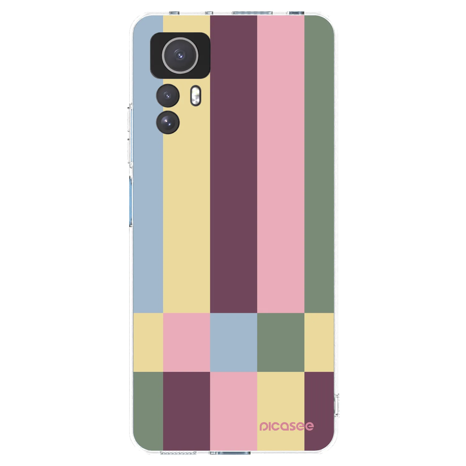 Picasee Xiaomi Redmi Note 12S Hülle - Transparentes Silikon - Lobby tiles
