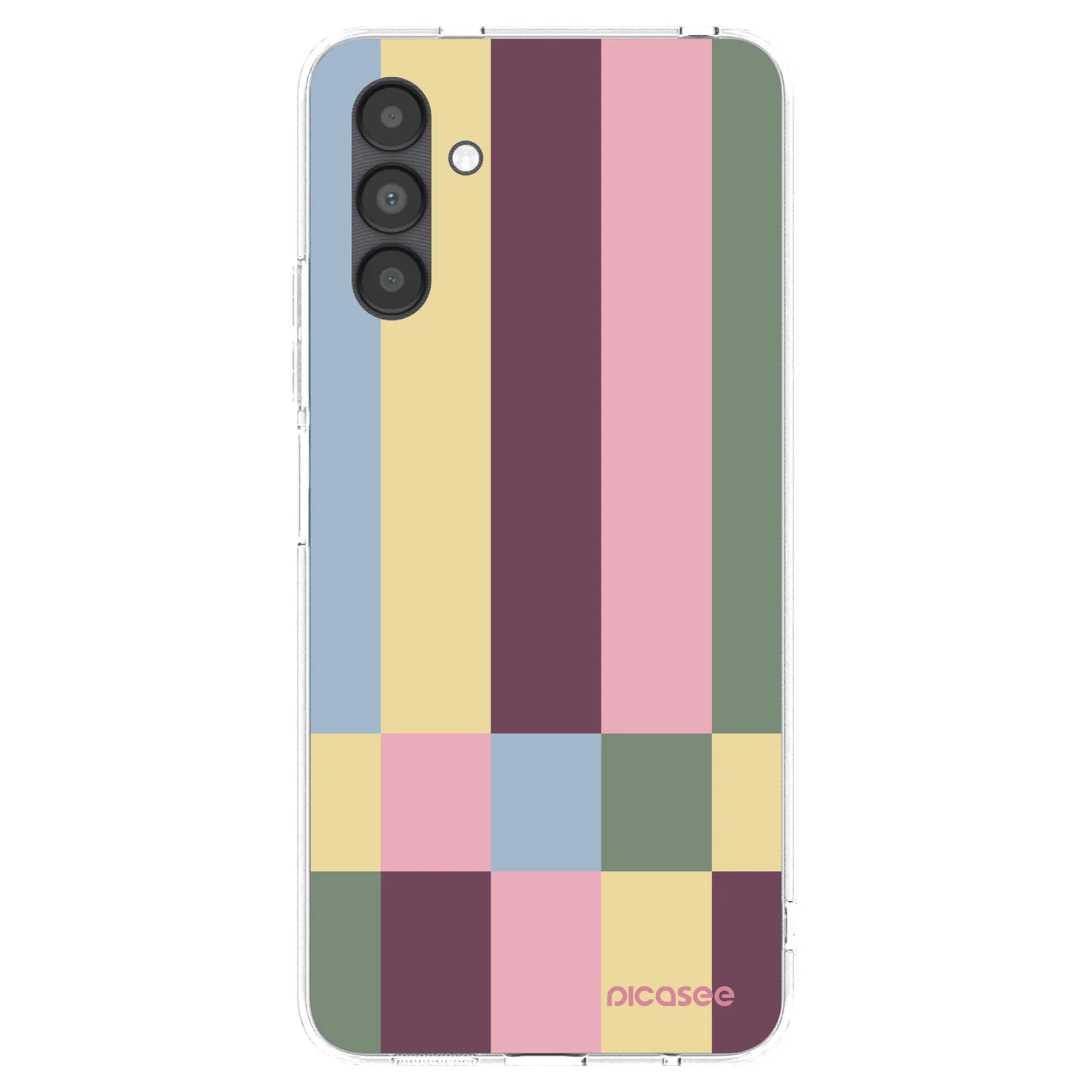Picasee Samsung Galaxy A04s A047F Hülle - Transparentes Silikon - Lobby tiles