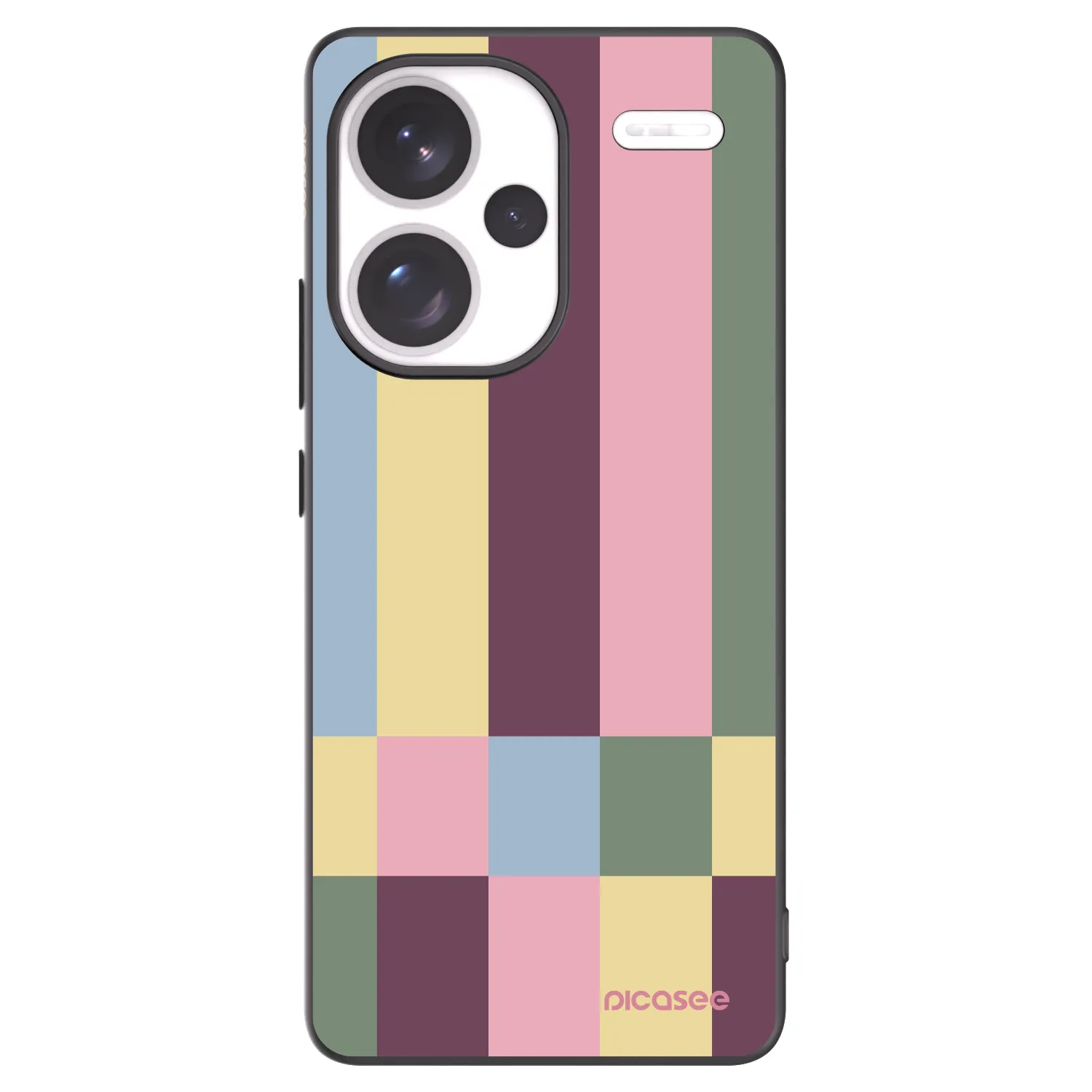 Picasee Xiaomi Redmi Note 13 Pro+ 5G Hülle - Schwarzes Silikon - Lobby tiles