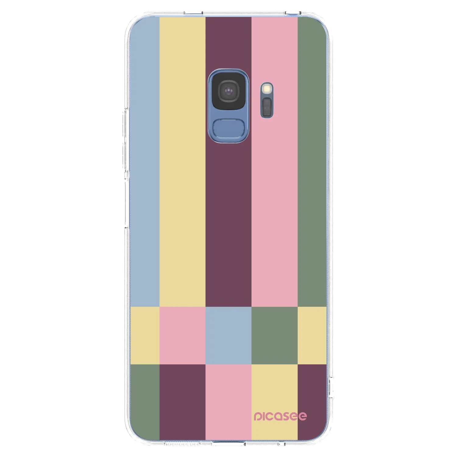 Picasee Samsung Galaxy S9 G960F Hülle - Transparentes Silikon - Lobby tiles
