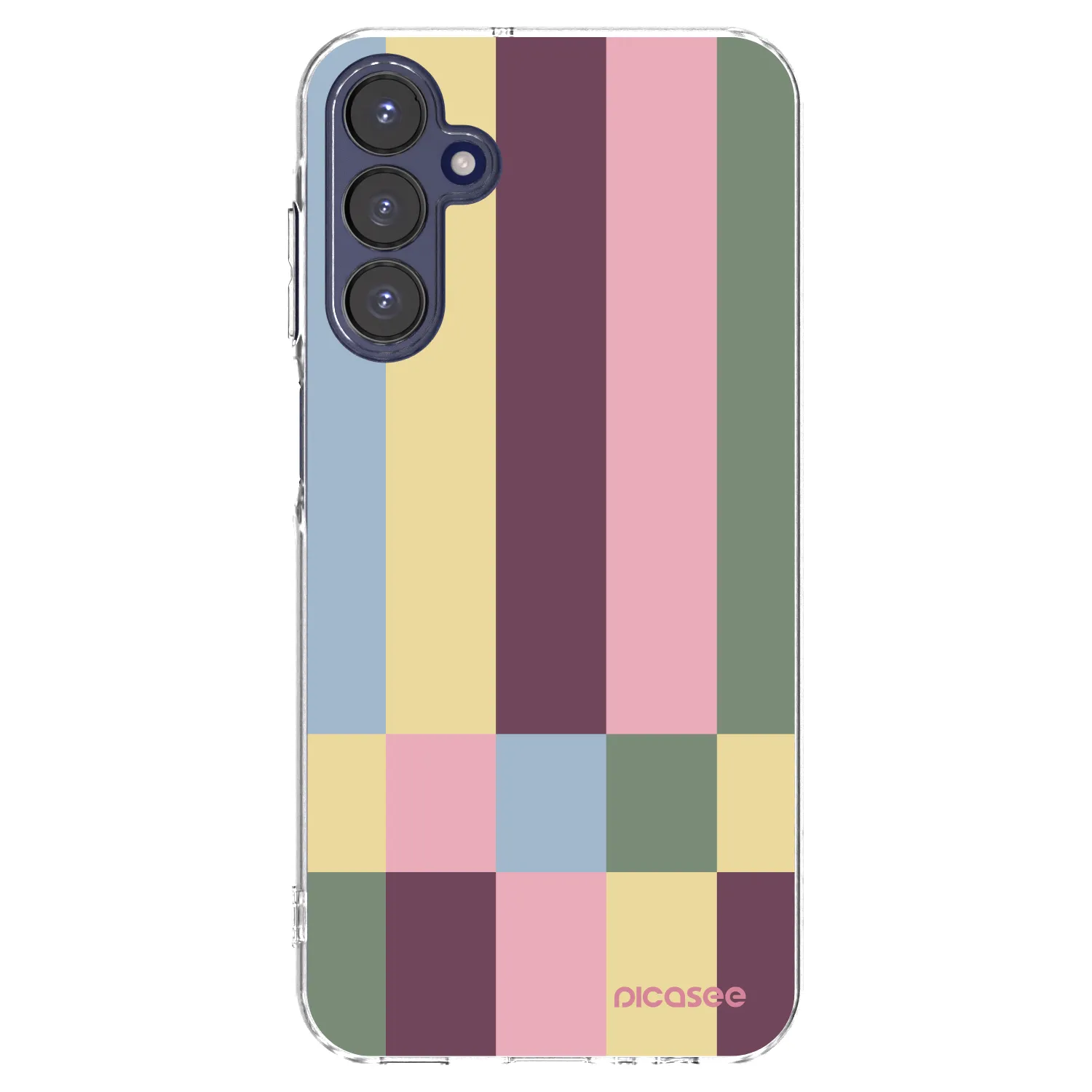 Picasee Samsung Galaxy A15 A155F 4G Hülle - Transparentes Silikon - Lobby tiles