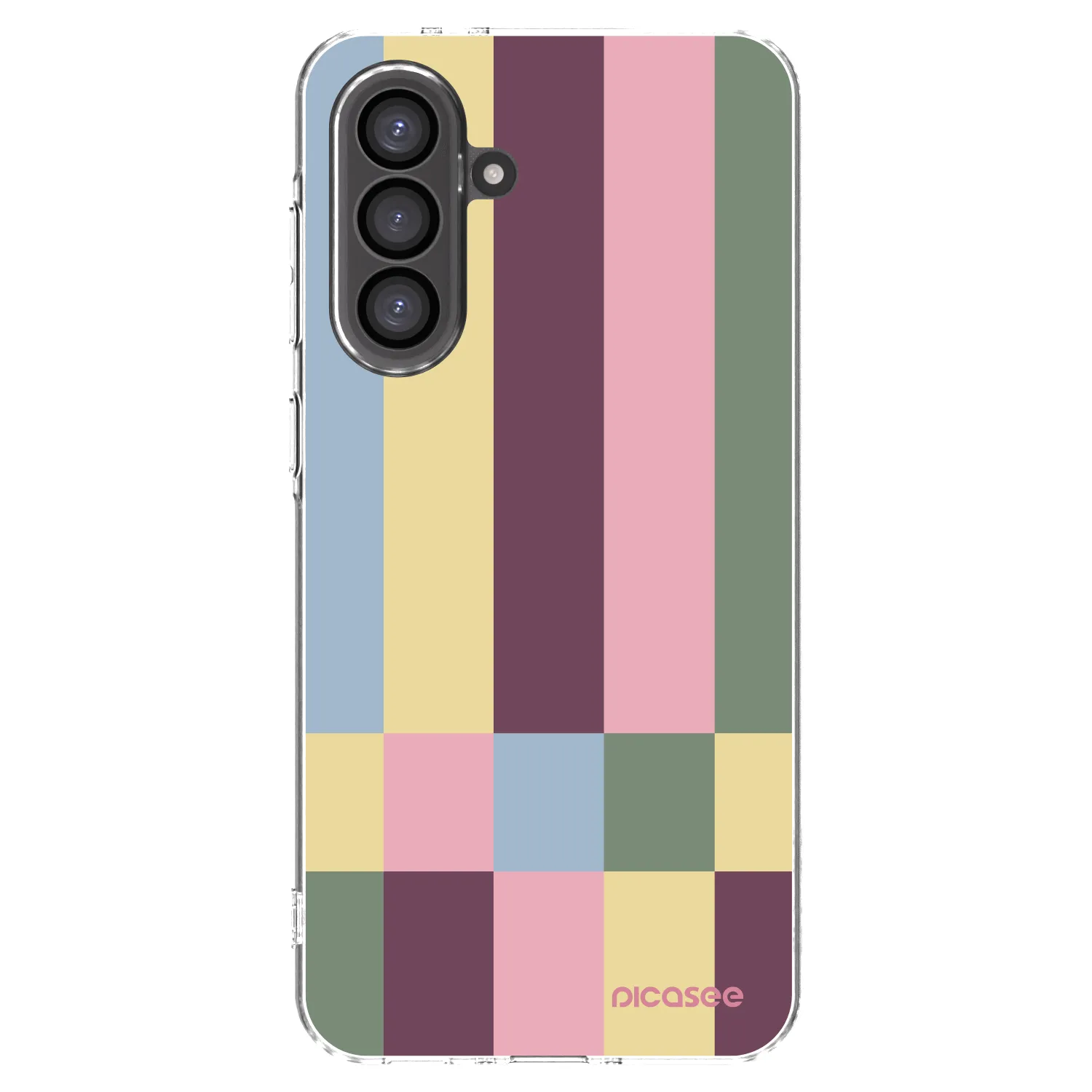 Picasee Samsung Galaxy A36 5G Hülle - Transparentes Silikon - Lobby tiles