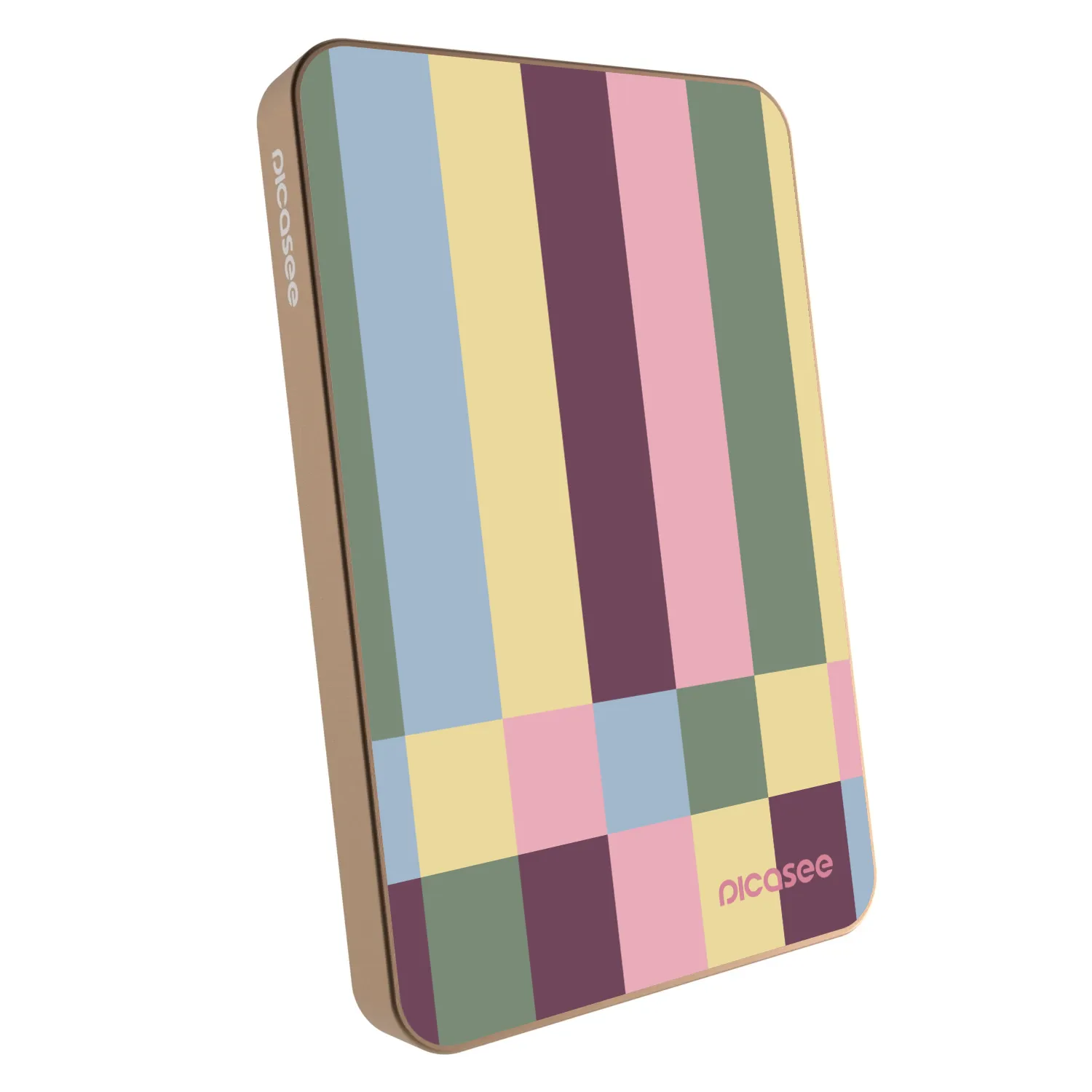 Picasee Powerbank mit MagSafe 5 000 mAh Golden - Lobby tiles