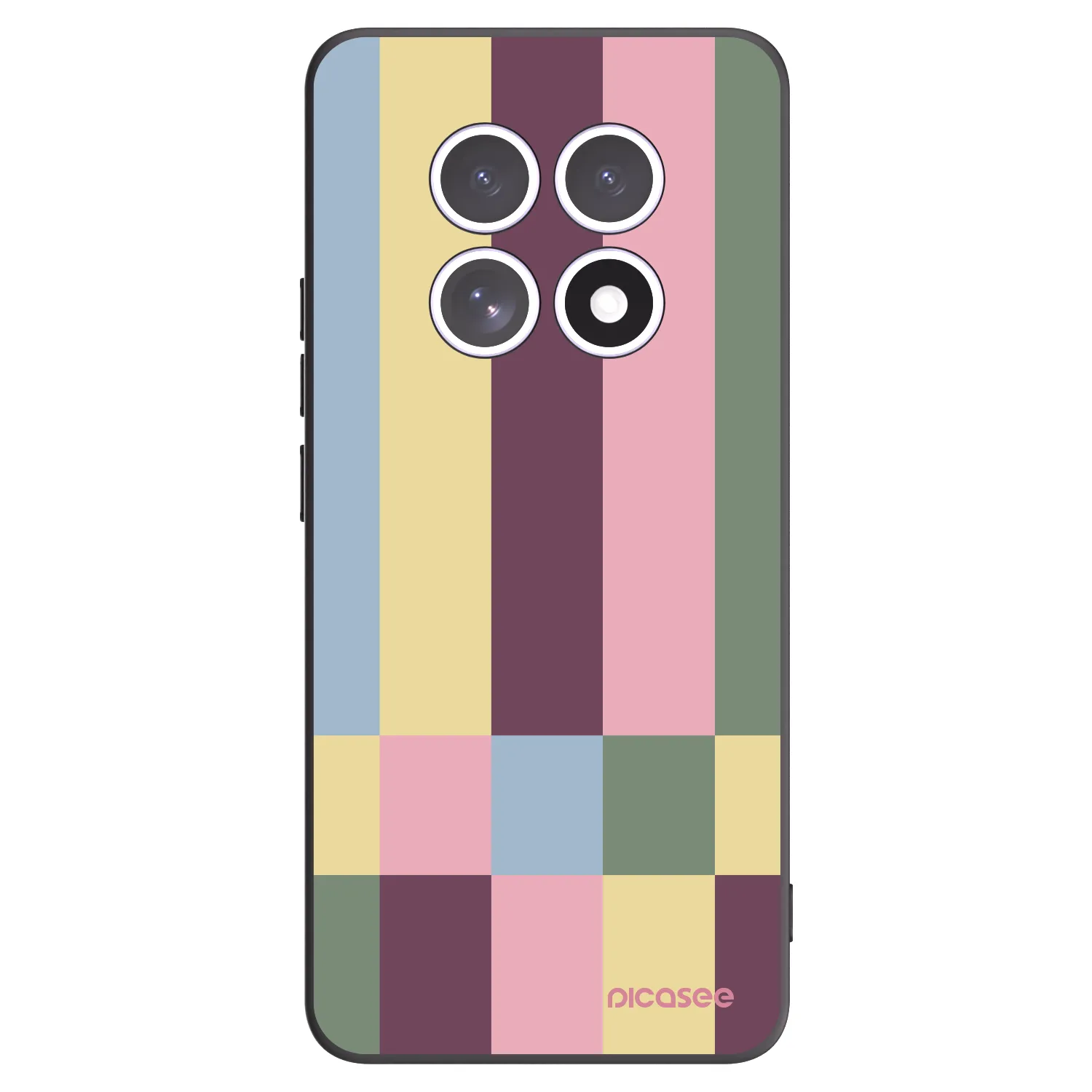Picasee Xiaomi Redmi Note 15 4G Hülle - Schwarzes Silikon - Lobby tiles