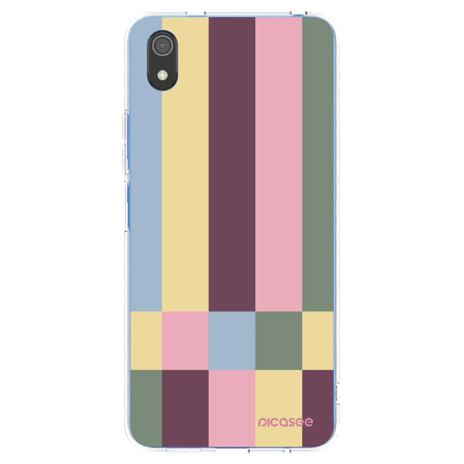 Picasee Xiaomi Redmi 7A Hülle - Transparentes Silikon - Lobby tiles