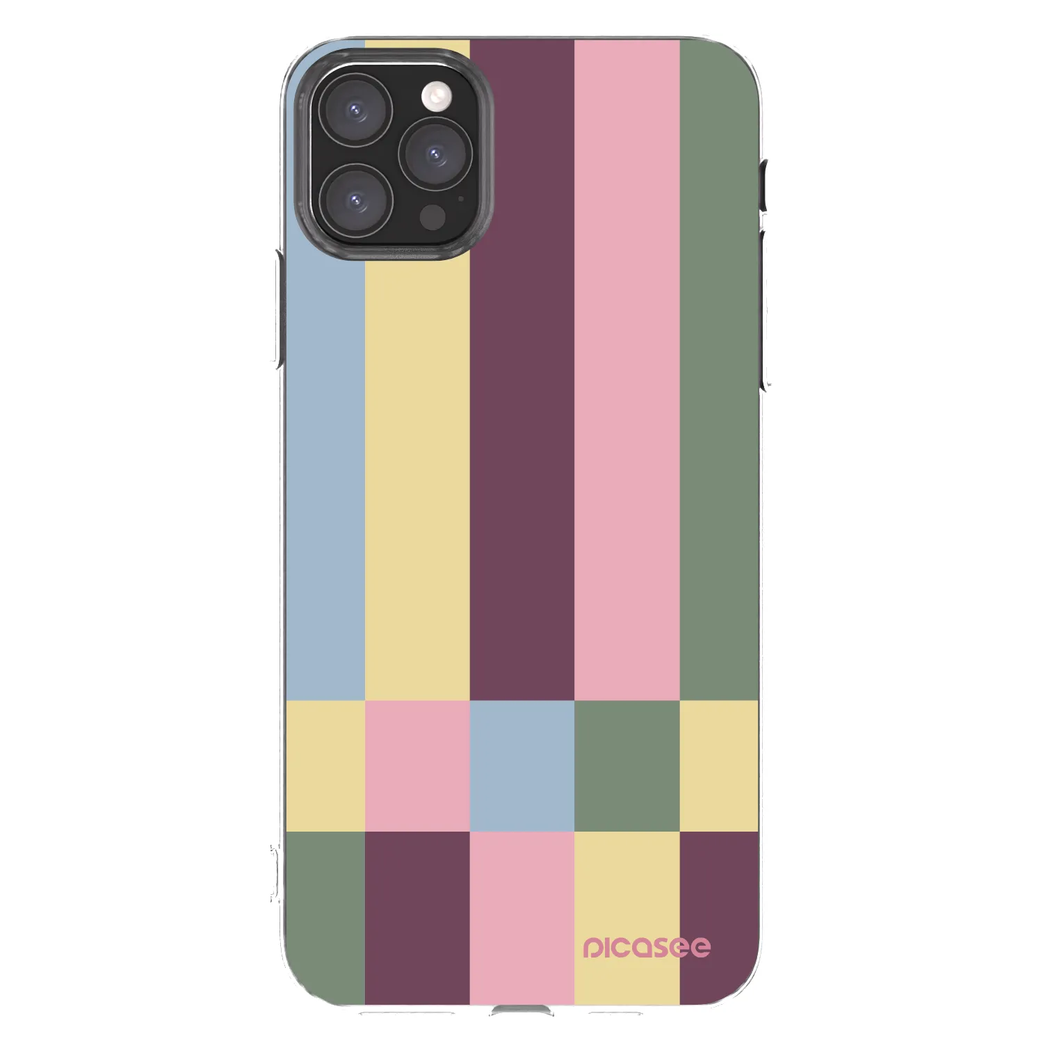 Picasee Apple iPhone 11 Pro Max Hülle - Transparentes Silikon - Lobby tiles