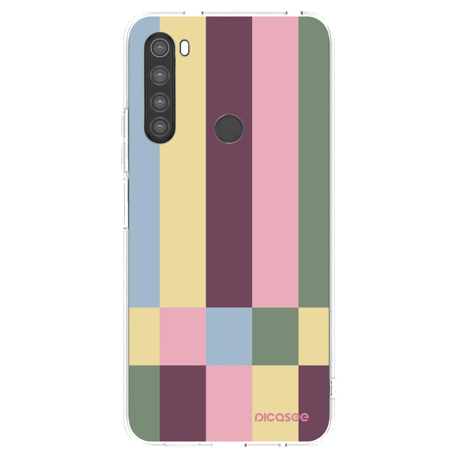 Picasee Xiaomi Redmi Note 8 Hülle - Transparentes Silikon - Lobby tiles