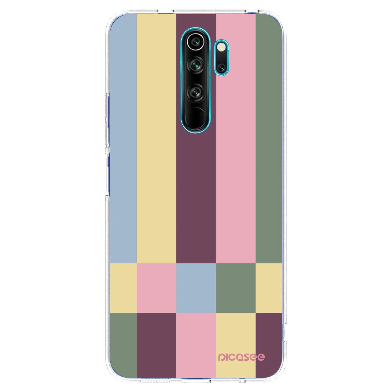 Picasee Xiaomi Redmi Note 8 Pro Hülle - Transparentes Silikon - Lobby tiles