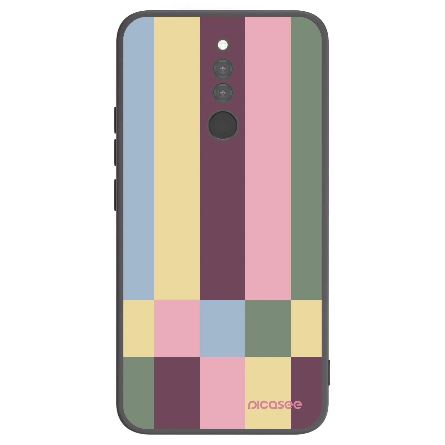 Picasee Xiaomi Redmi 8 Hülle - Schwarzes Silikon - Lobby tiles