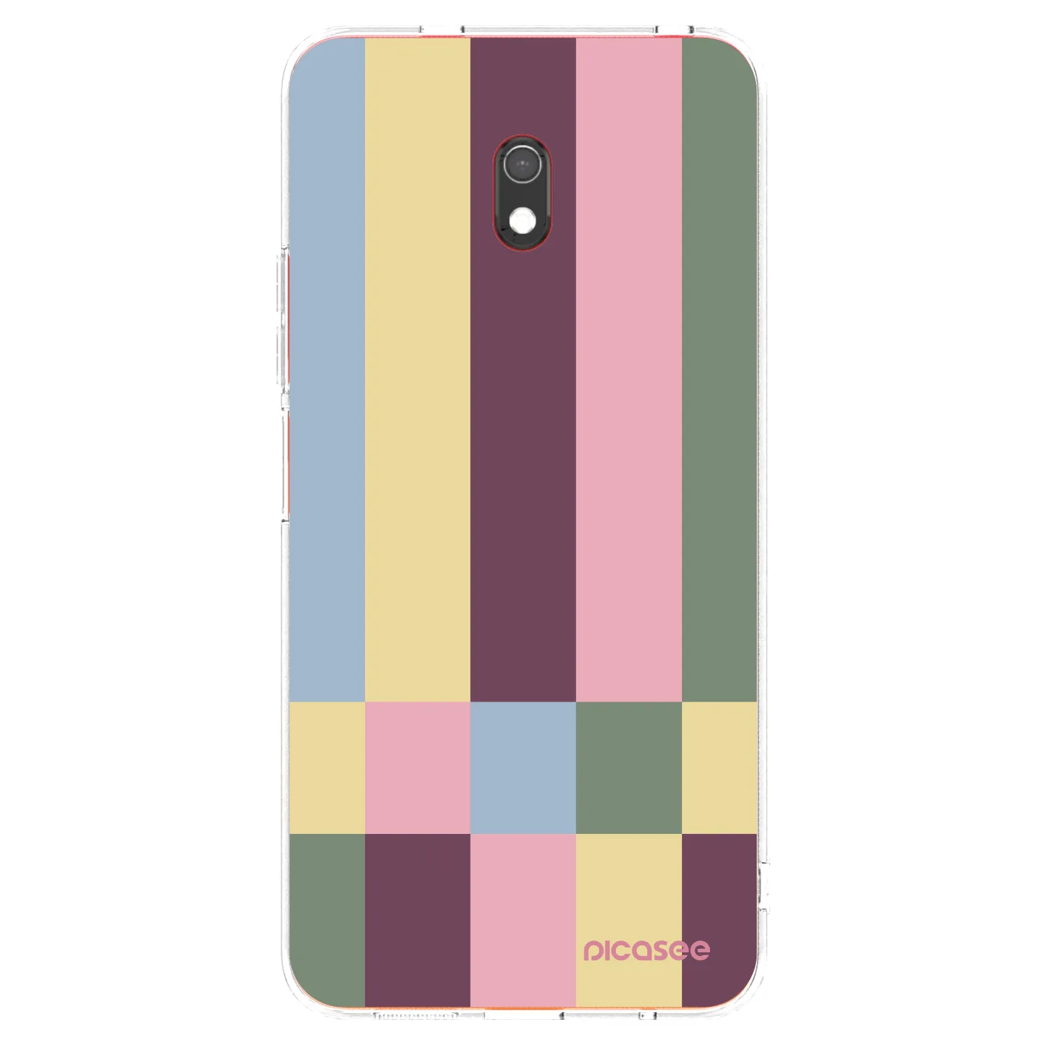 Picasee Xiaomi Redmi 8A Hülle - Transparentes Silikon - Lobby tiles