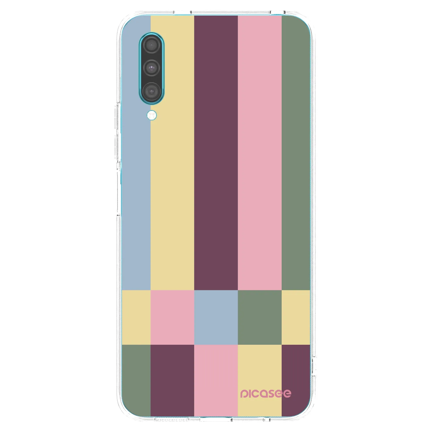 Picasee Samsung Galaxy A30s A307F Hülle - Transparentes Silikon - Lobby tiles