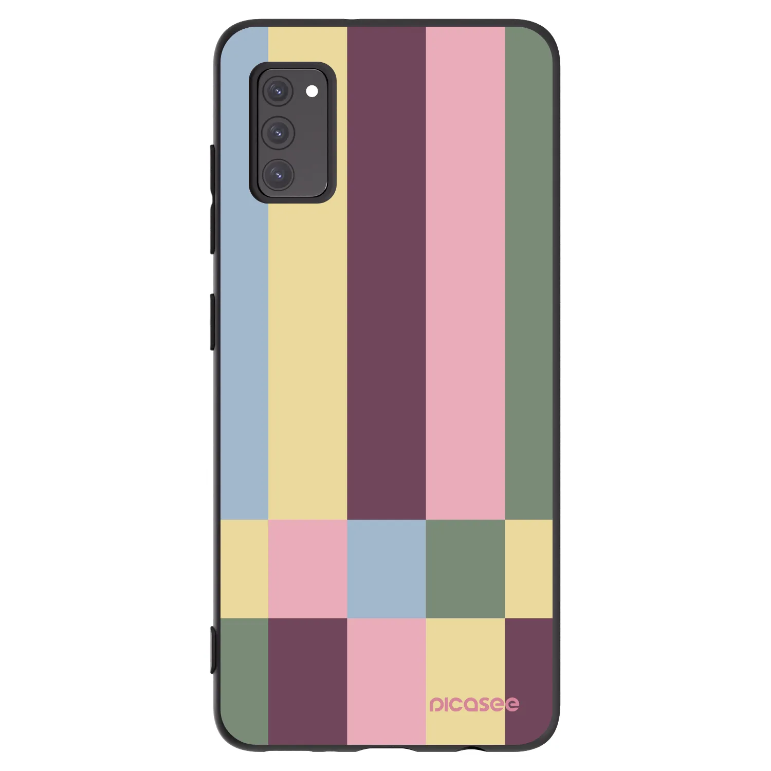 Picasee Samsung Galaxy A41 A415F Hülle - Schwarzes Silikon - Lobby tiles