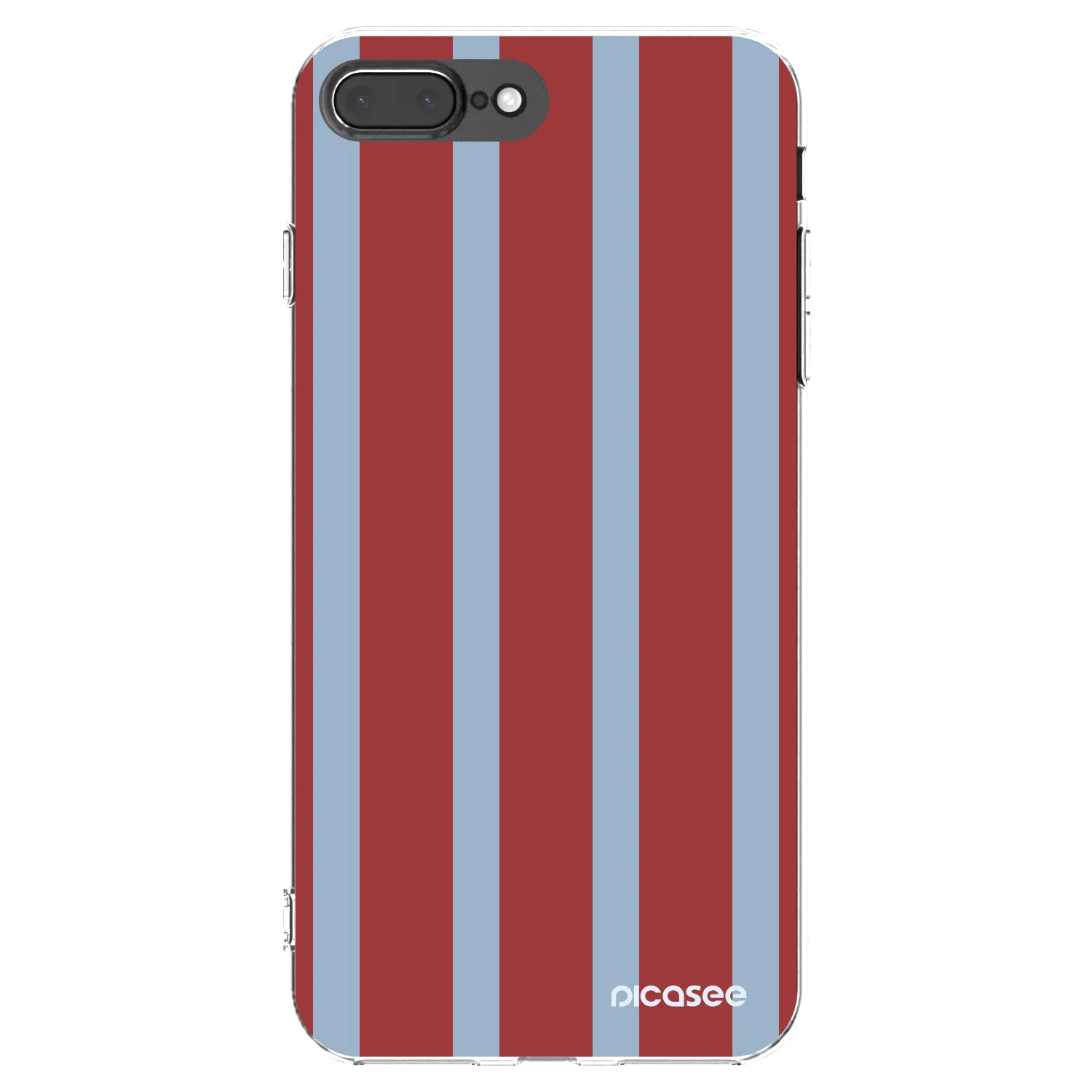 Picasee Apple iPhone 8 Plus Hülle - Transparentes Silikon - Lounge pass