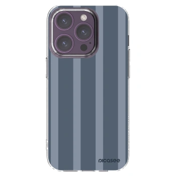 Picasee Apple iPhone 14 Pro Hülle - Transparentes Silikon - Midnight lounge