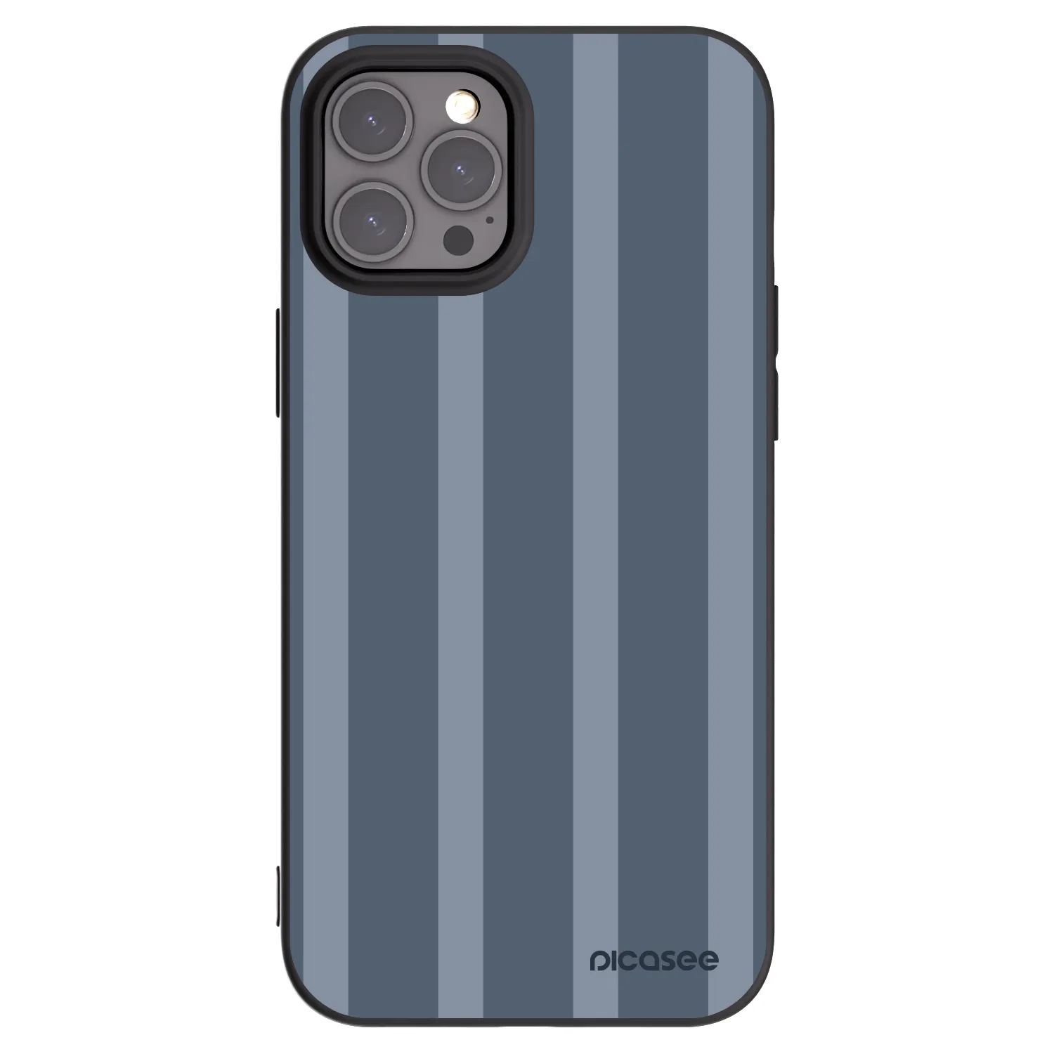 Picasee Apple iPhone 12 Pro Max Hülle - Schwarzes Silikon - Midnight lounge