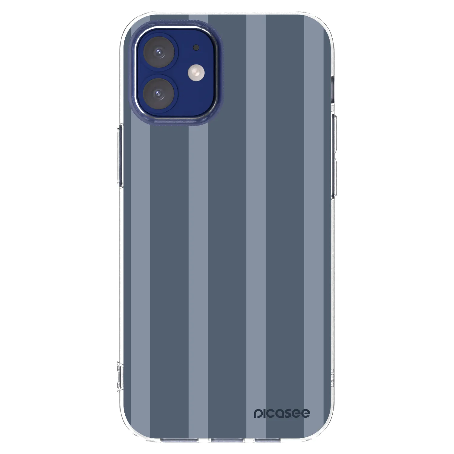 Picasee Apple iPhone 12 mini Hülle - Transparentes Silikon - Midnight lounge