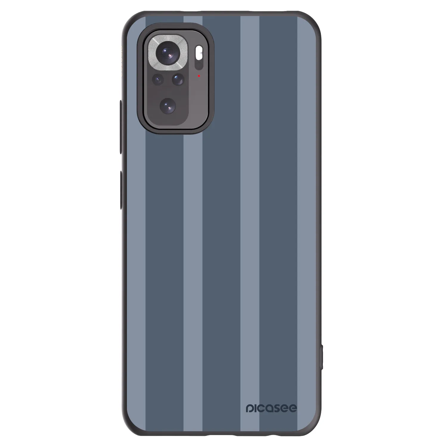 Picasee Xiaomi Redmi Note 10 Hülle - Schwarzes Silikon - Midnight lounge
