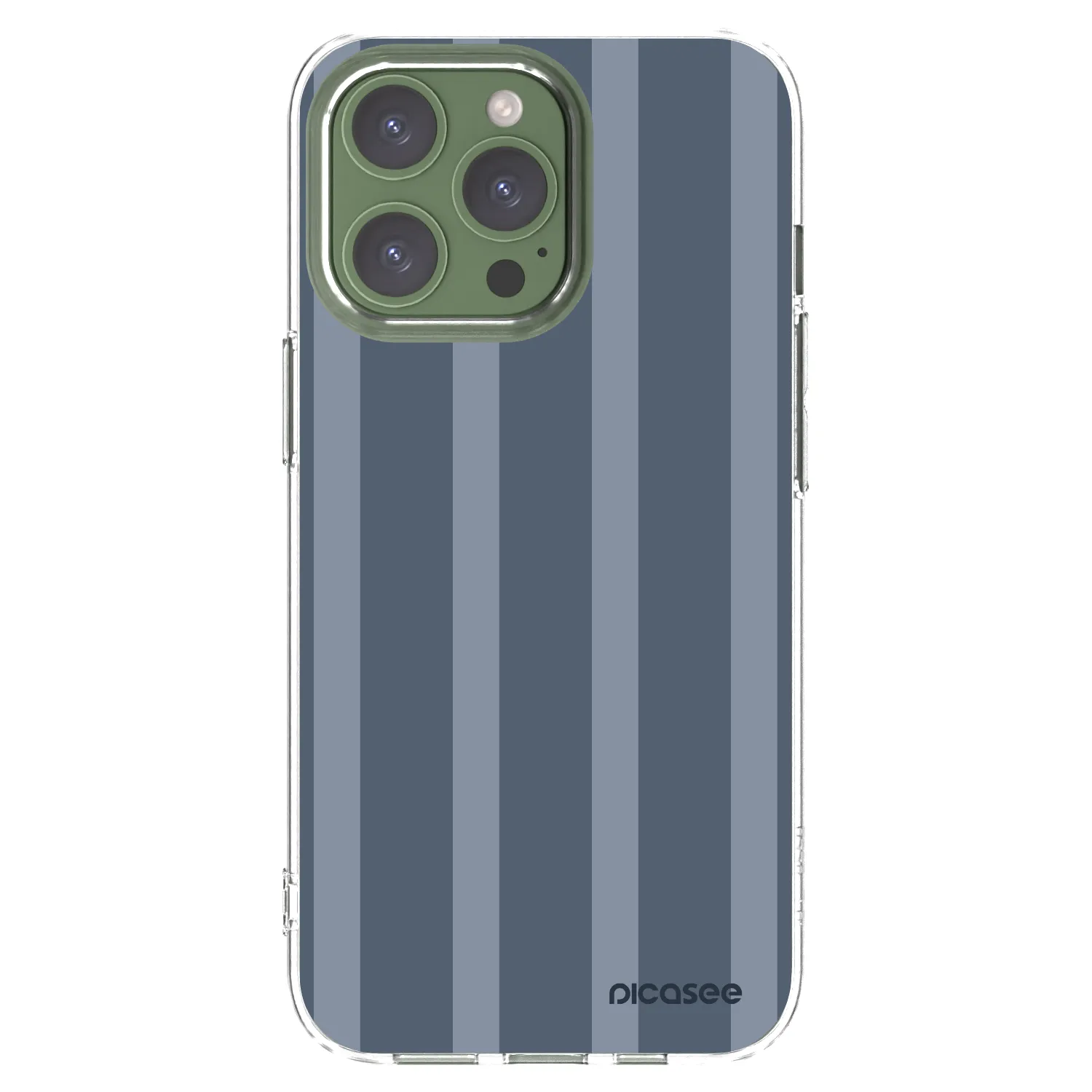 Picasee Apple iPhone 13 Pro Hülle - Transparentes Silikon - Midnight lounge