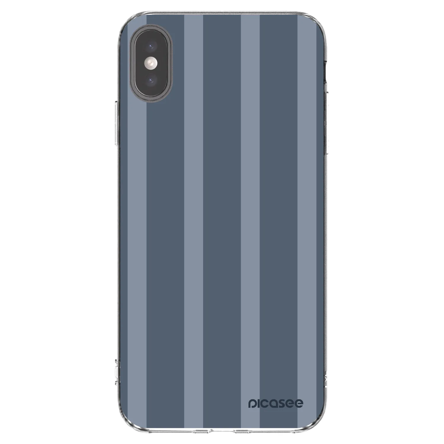 Picasee Apple iPhone XS Max Hülle - Transparentes Silikon - Midnight lounge