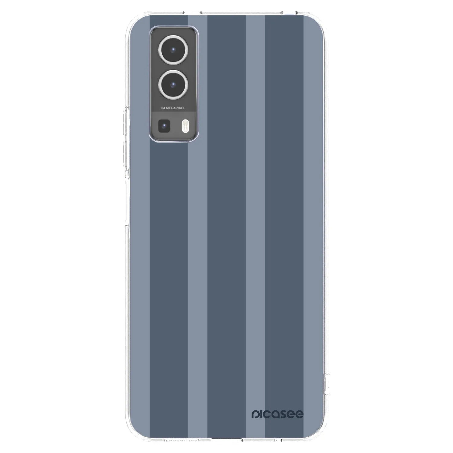 Picasee Vivo Y72 5G Hülle - Transparentes Silikon - Midnight lounge