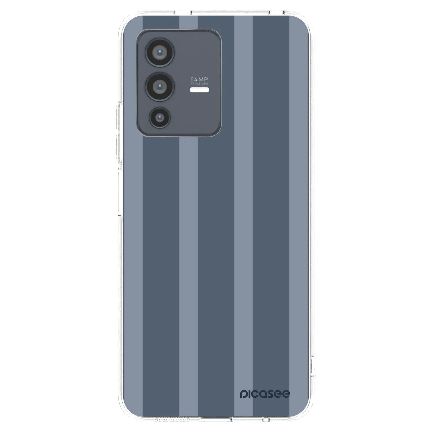 Picasee Vivo V23 5G Hülle - Transparentes Silikon - Midnight lounge