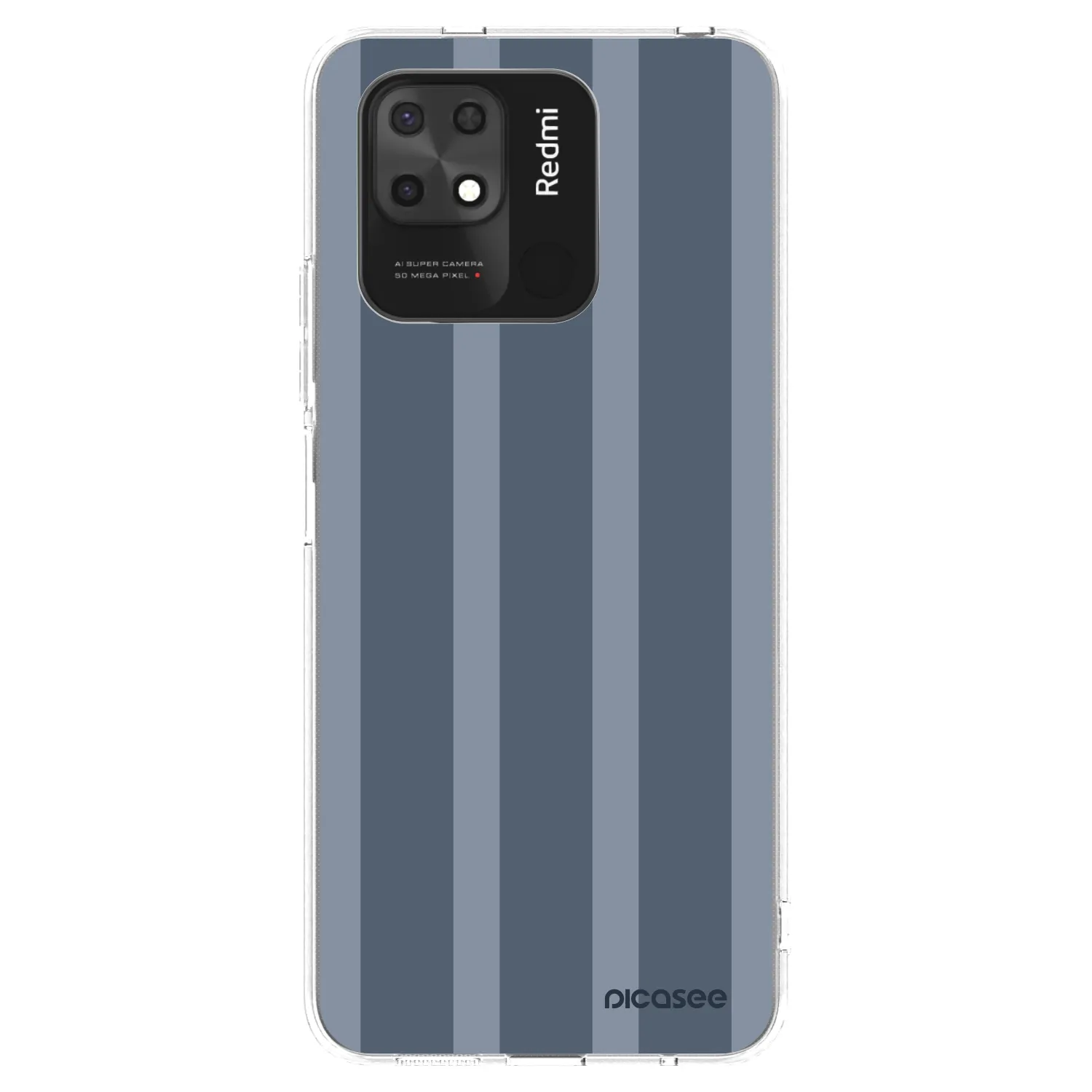 Picasee Xiaomi Redmi 10C Hülle - Transparentes Silikon - Midnight lounge