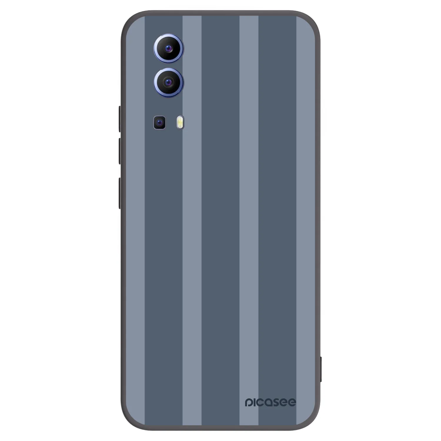 Picasee Vivo Y52 5G Hülle - Schwarzes Silikon - Midnight lounge