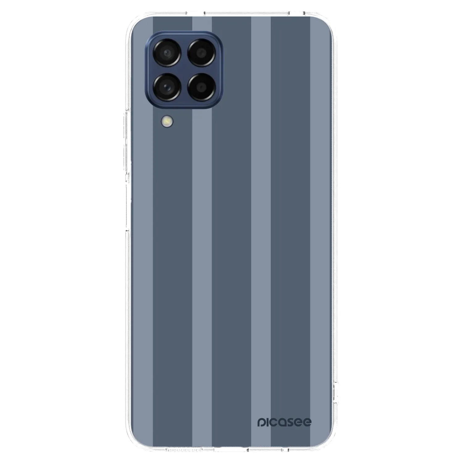 Picasee Samsung Galaxy M53 5G Hülle - Transparentes Silikon - Midnight lounge