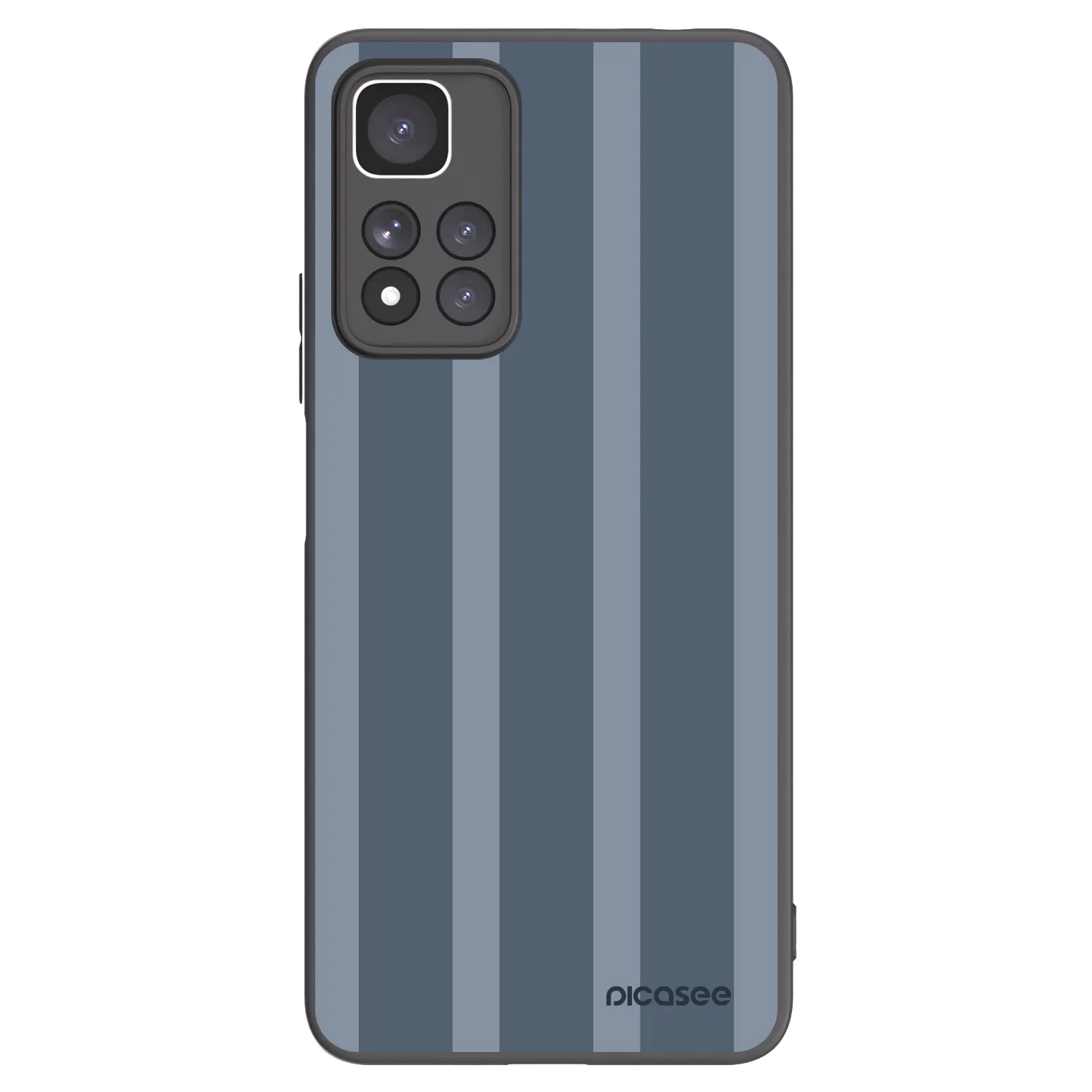 Picasee Xiaomi Redmi Note 11 Pro+ 5G Hülle - Schwarzes Silikon - Midnight lounge