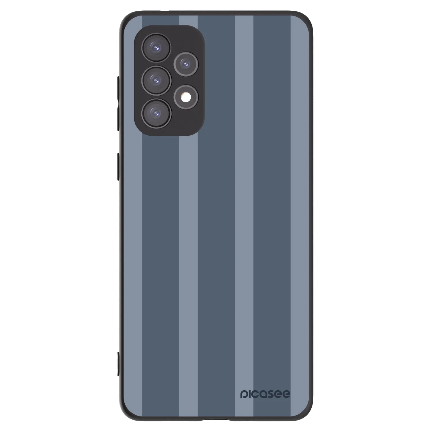 Picasee Samsung Galaxy A73 5G Hülle - Schwarzes Silikon - Midnight lounge