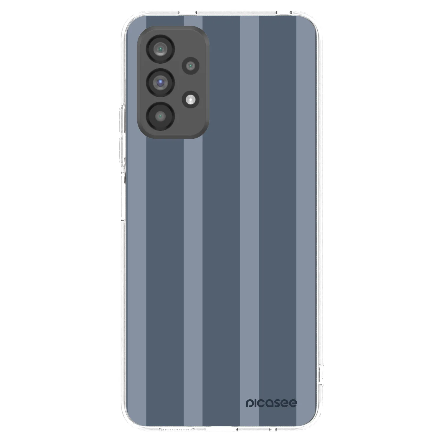 Picasee Samsung Galaxy A73 5G Hülle - Transparentes Silikon - Midnight lounge