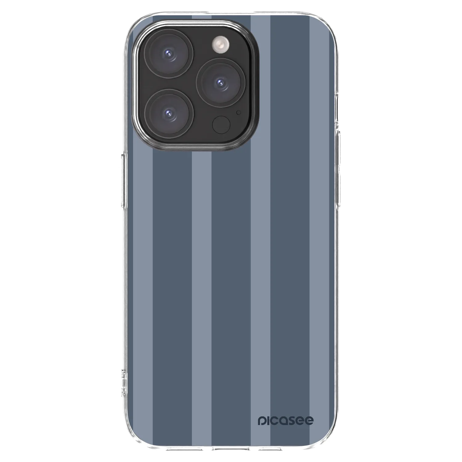 Picasee Apple iPhone 15 Pro Hülle - Transparentes Silikon - Midnight lounge