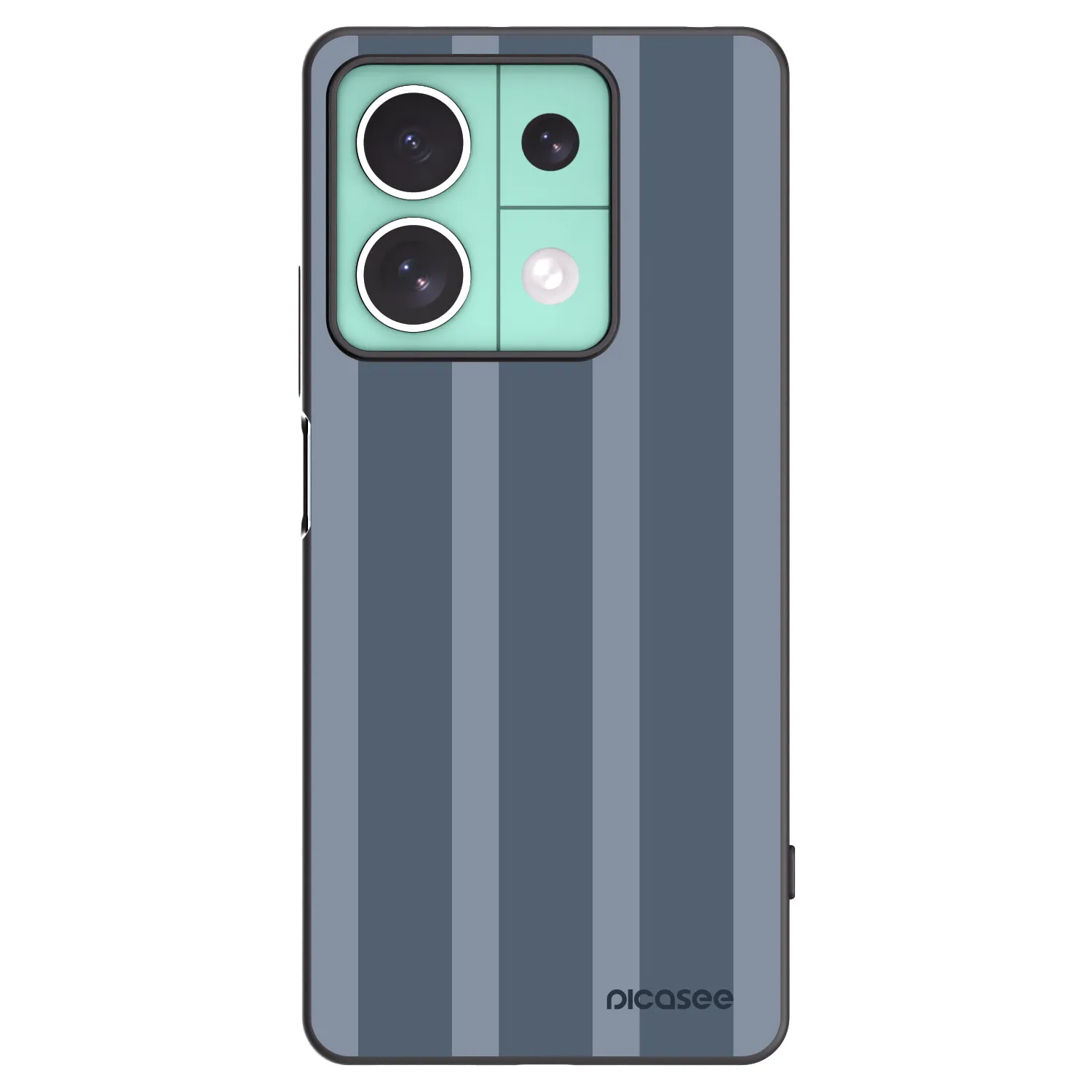 Picasee Xiaomi Redmi Note 13 5G Hülle - Schwarzes Silikon - Midnight lounge
