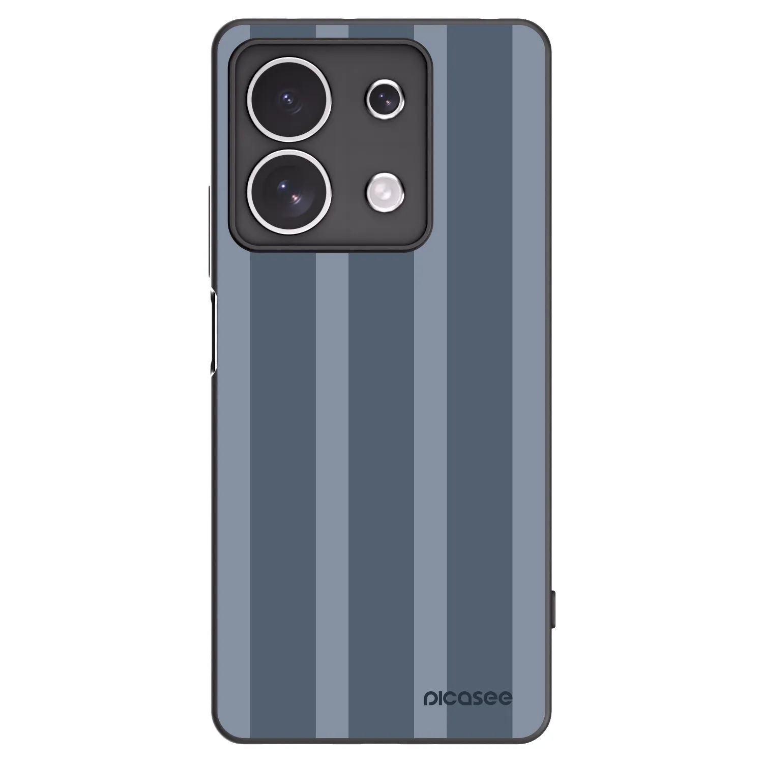 Picasee Xiaomi Redmi Note 13 4G Hülle - Schwarzes Silikon - Midnight lounge