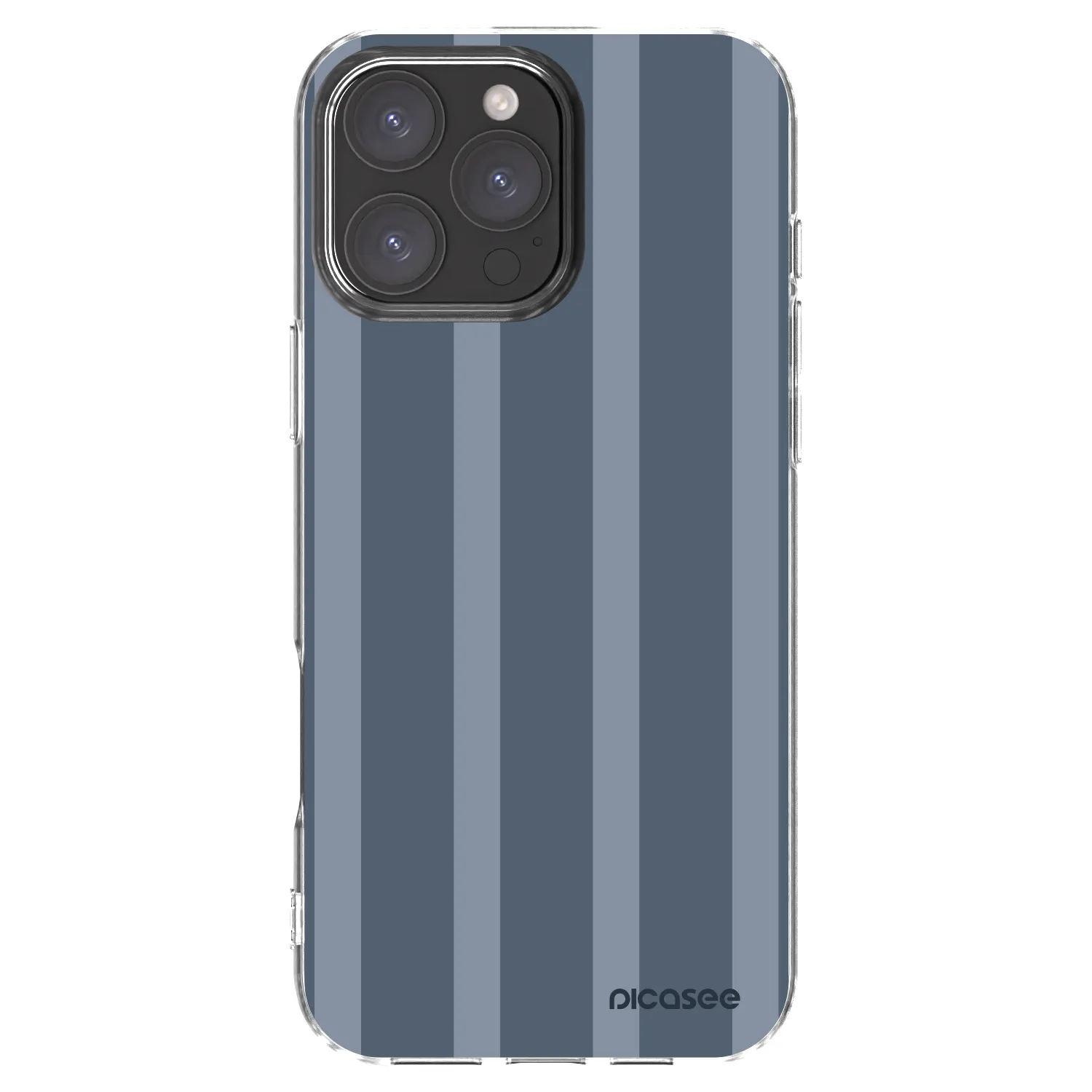 Picasee Apple iPhone 16 Pro Max Hülle - Transparentes Silikon - Midnight lounge