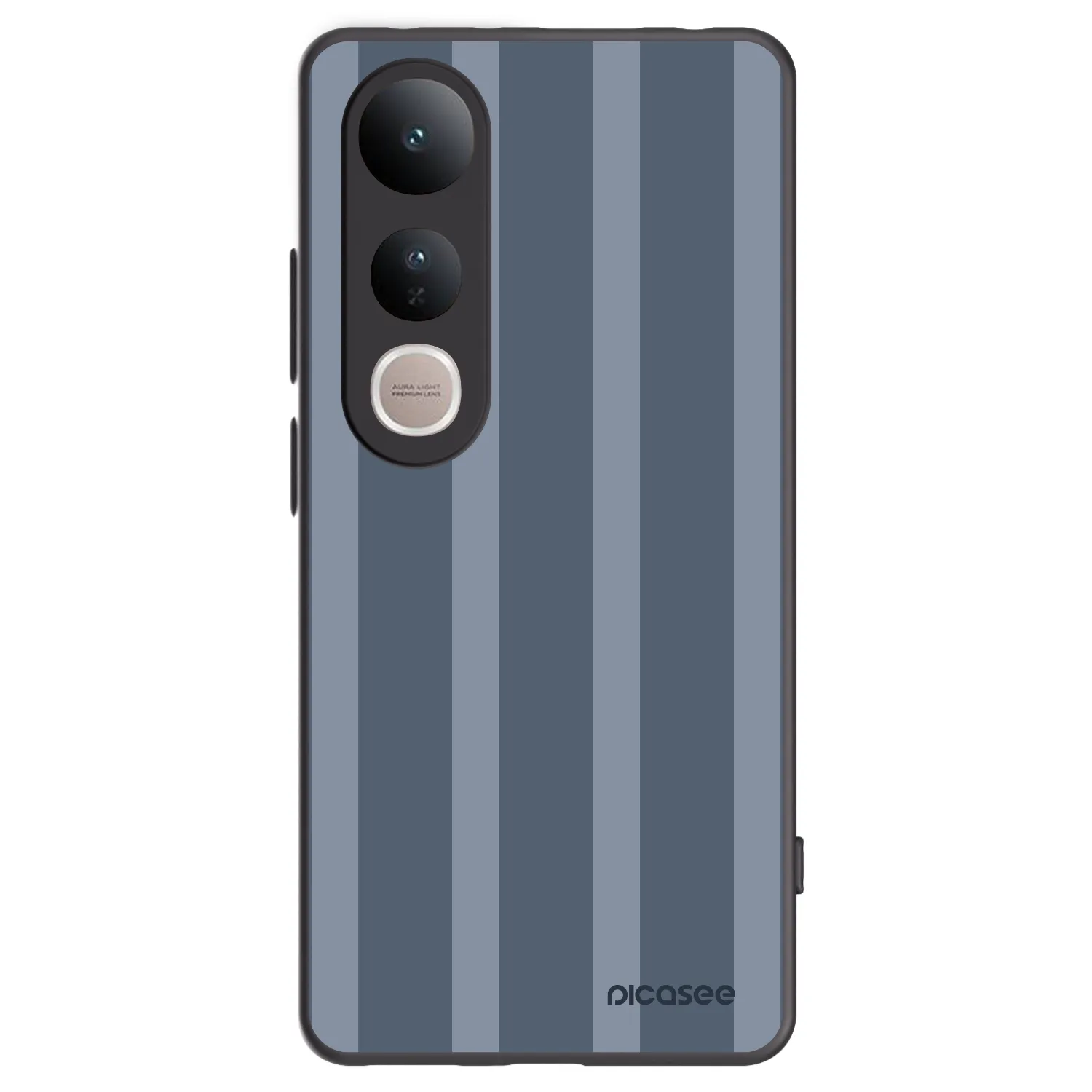 Picasee Vivo V50 Lite 5G Hülle - Schwarzes Silikon - Midnight lounge