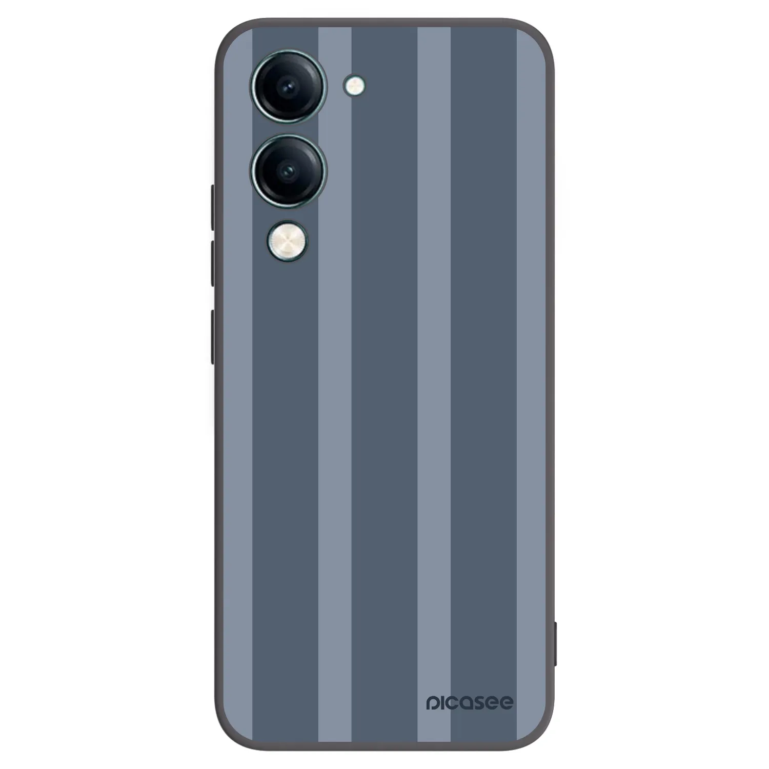 Picasee Vivo Y29s 5G Hülle - Schwarzes Silikon - Midnight lounge