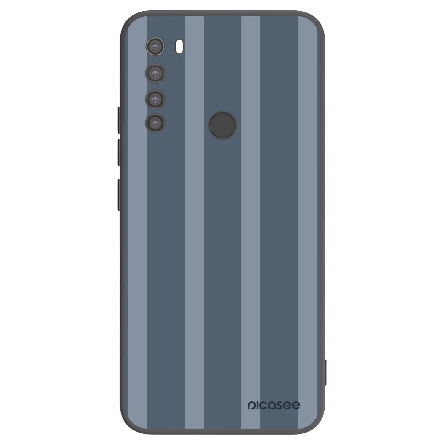 Picasee Xiaomi Redmi Note 8 Hülle - Schwarzes Silikon - Midnight lounge