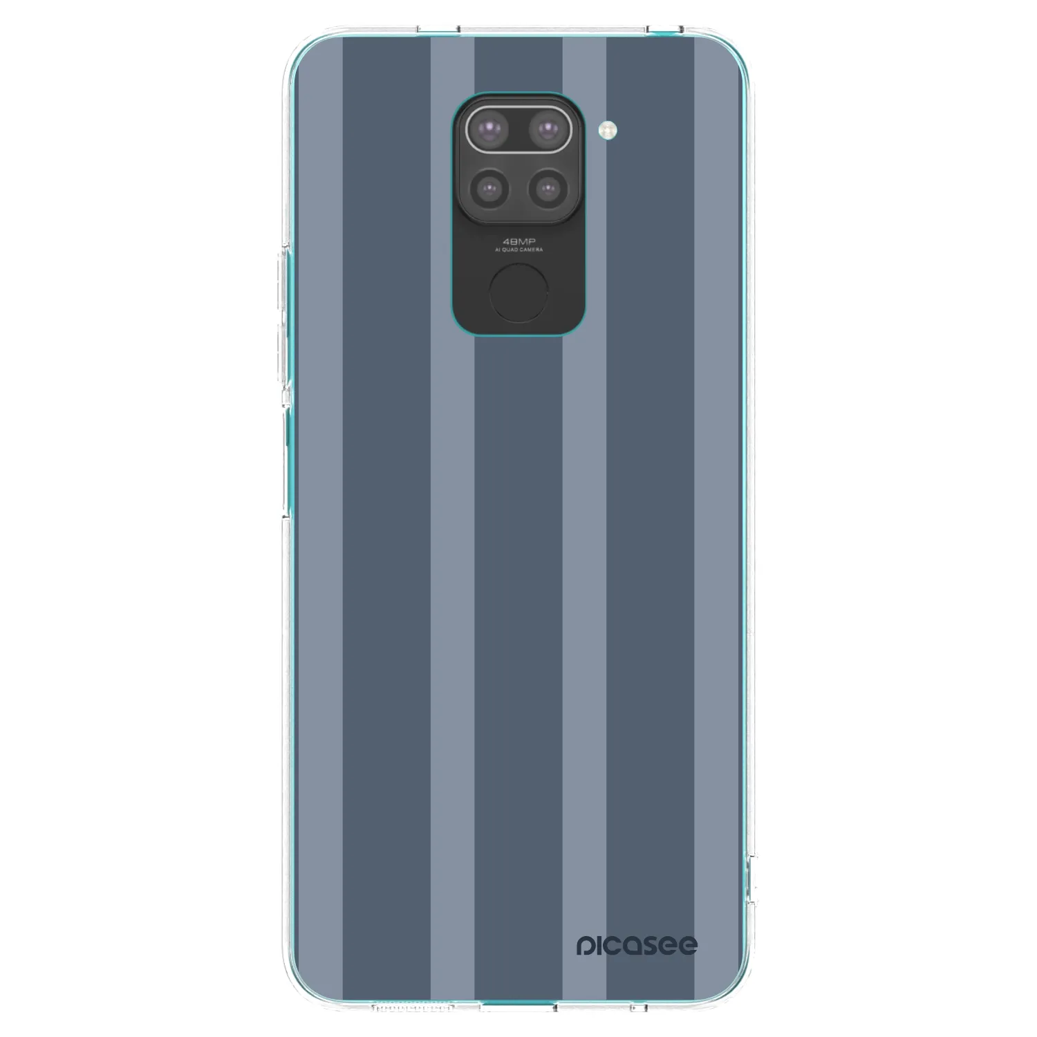 Picasee Xiaomi Redmi Note 9 Hülle - Schwarzes Silikon - Midnight lounge