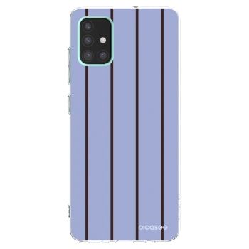 Picasee Samsung Galaxy A51 A515F Hülle - Transparentes Silikon - Poolside member