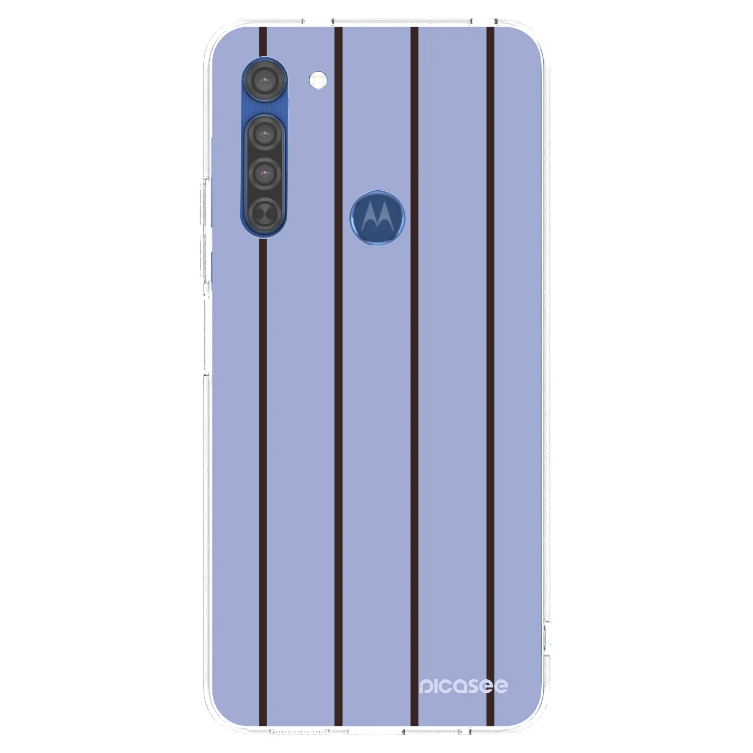 Picasee Motorola Moto G8 Hülle - Transparentes Silikon - Poolside member
