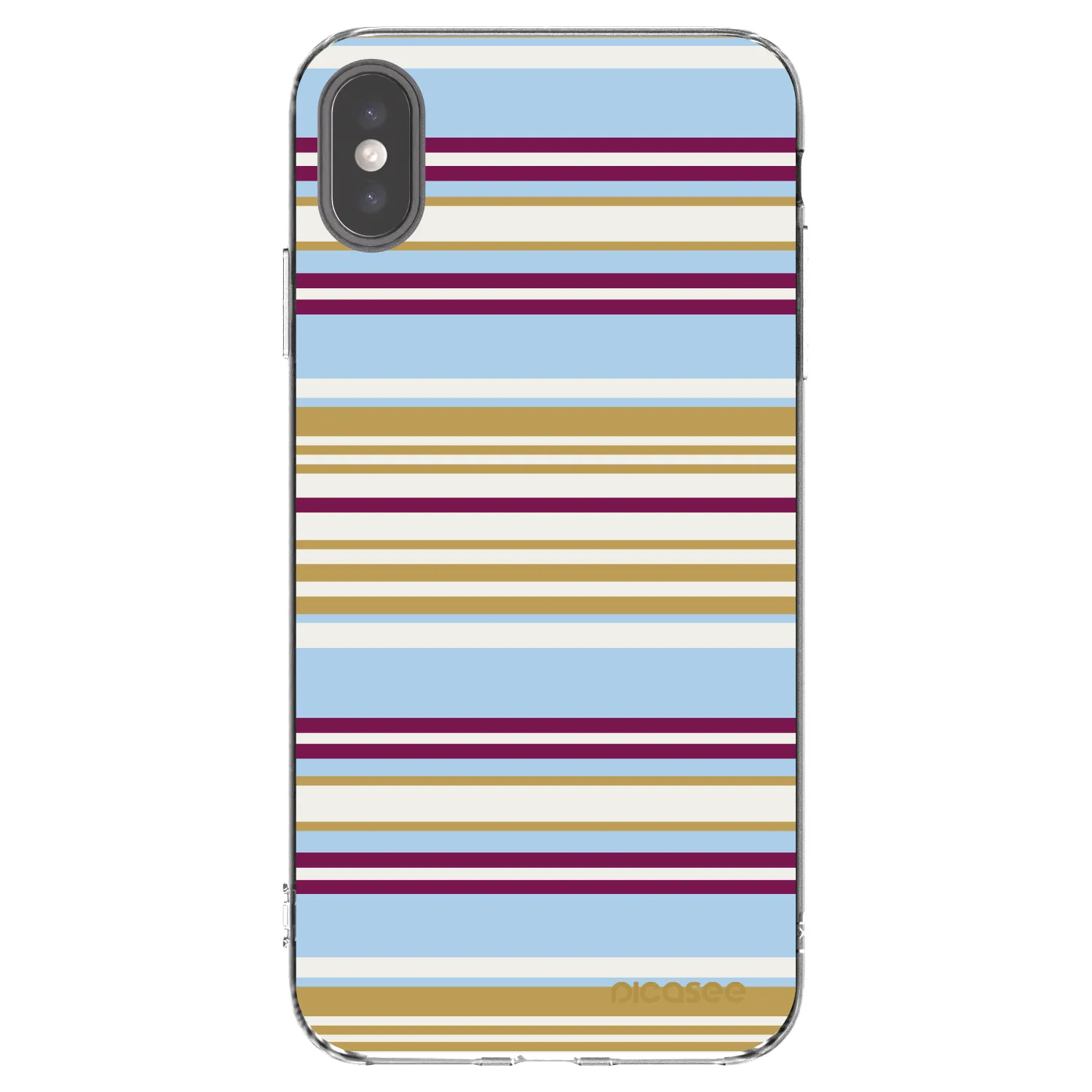 Picasee Apple iPhone XS Max Hülle - Transparentes Silikon - Souvenir