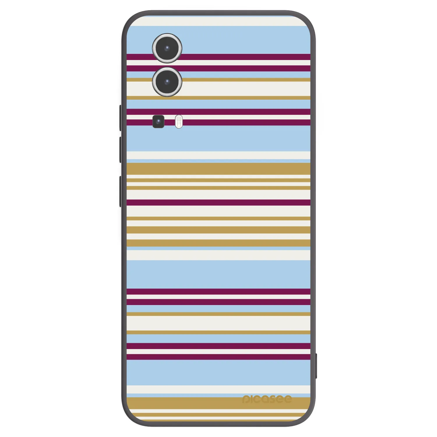 Picasee Vivo Y72 5G Hülle - Schwarzes Silikon - Souvenir