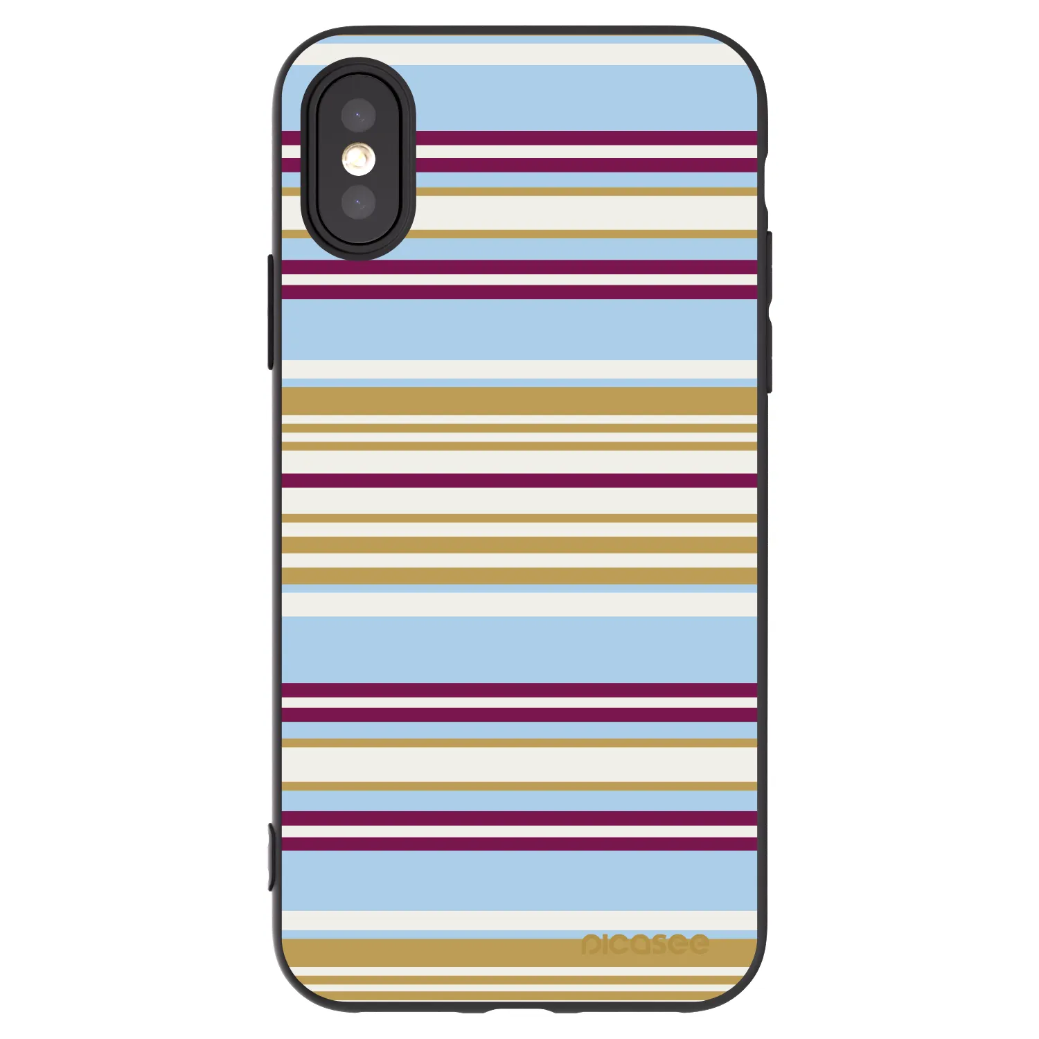 Picasee Apple iPhone X/XS Hülle - Schwarzes Silikon - Souvenir