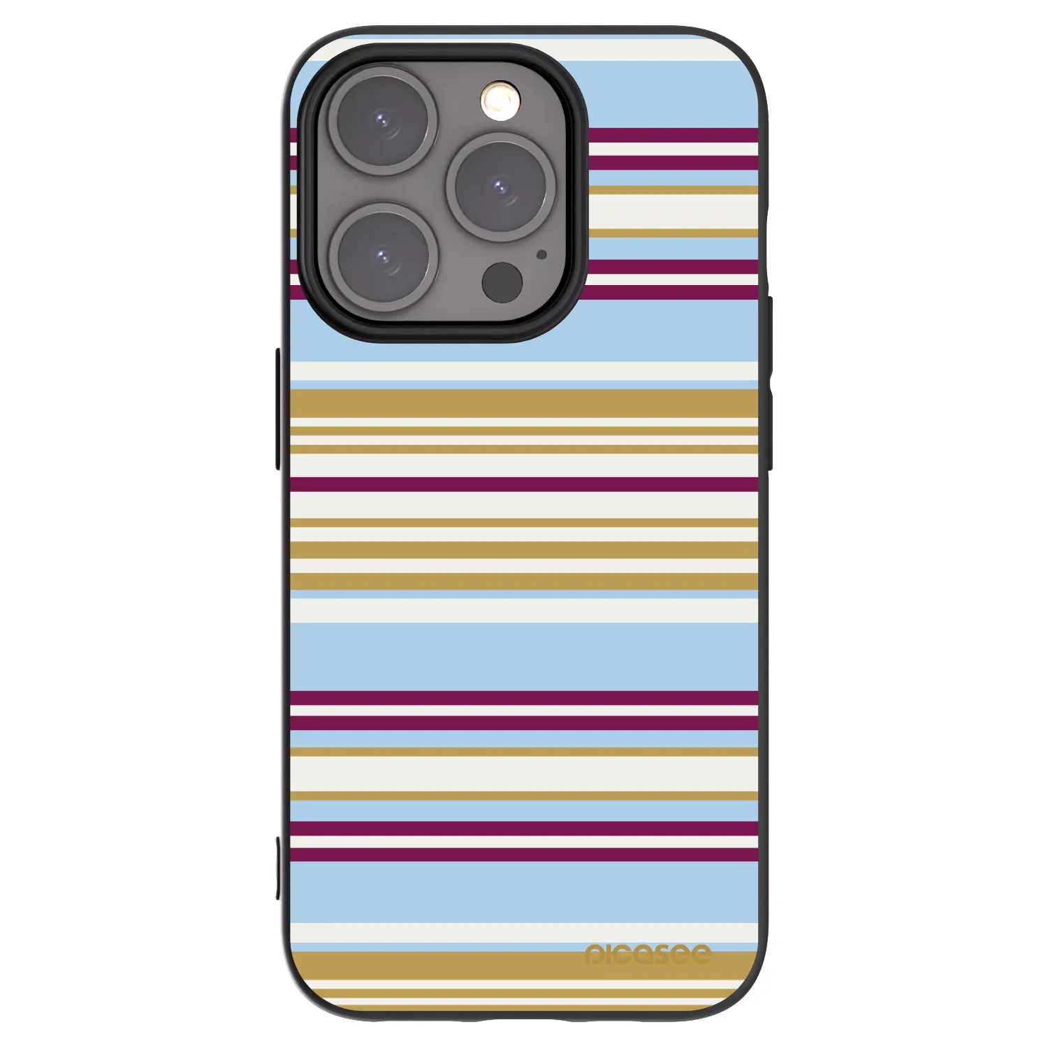 Picasee Apple iPhone 15 Pro Hülle - Schwarzes Silikon - Souvenir