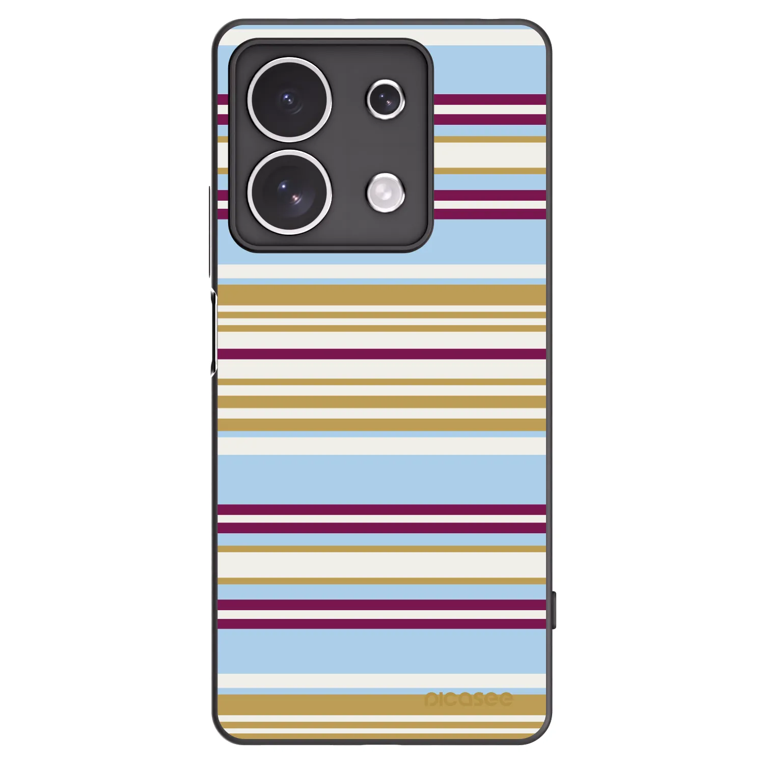 Picasee Xiaomi Redmi Note 13 4G Hülle - Schwarzes Silikon - Souvenir