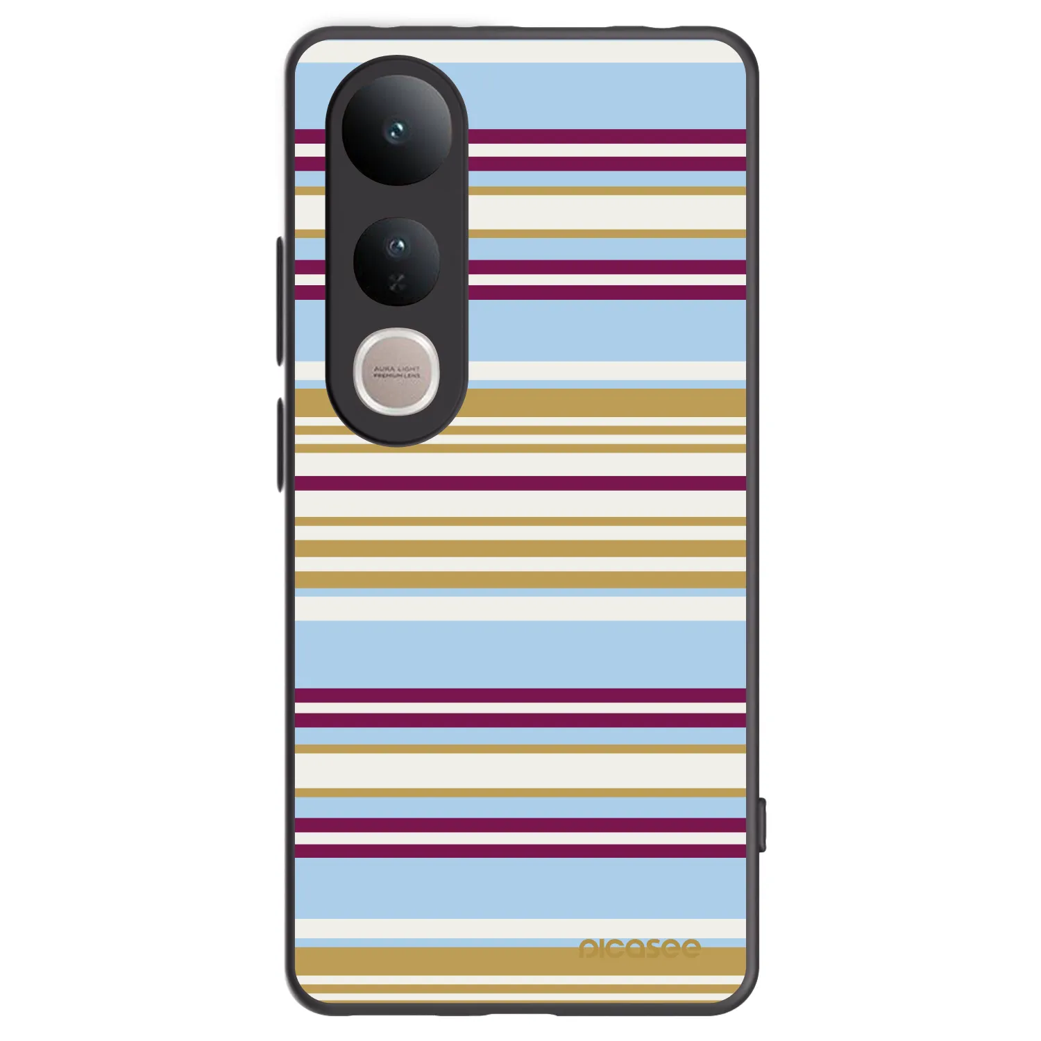 Picasee Vivo V50 Lite 5G Hülle - Schwarzes Silikon - Souvenir