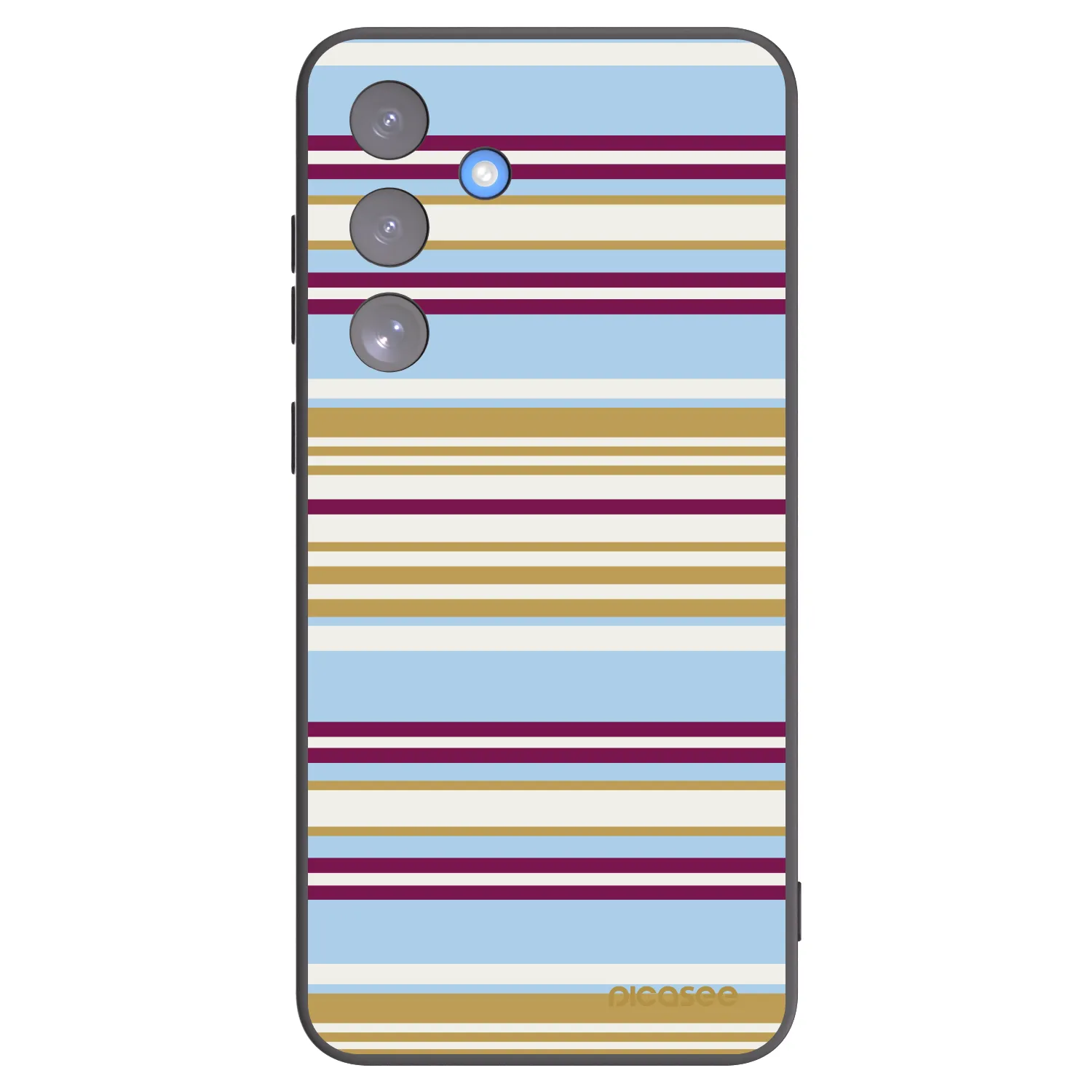 Picasee Samsung Galaxy S25 FE 5G Hülle - Schwarzes Silikon - Souvenir
